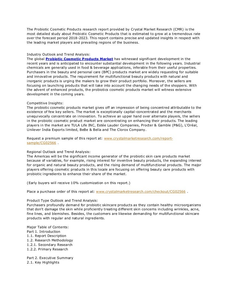 probiotic beauty products