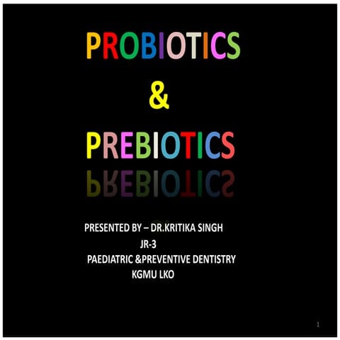 Probiotics ppt | PPTX