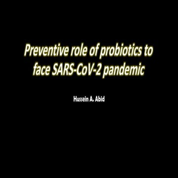 Preventive role of probiotics to face SARS-CoV-2 pandemic