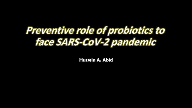 Preventive role of probiotics to face SARS-CoV-2 pandemic