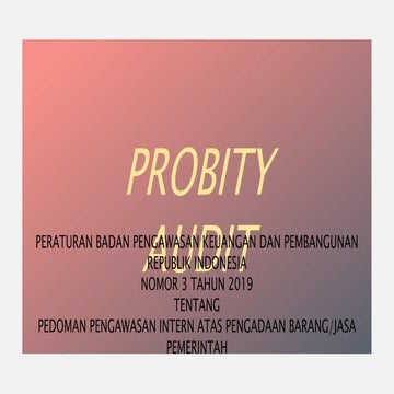 Probity audit per362k042012 draft