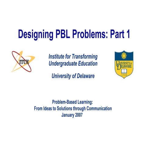 Problem-Based Learning | PPT