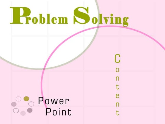 Problem solving techniques | PPTX