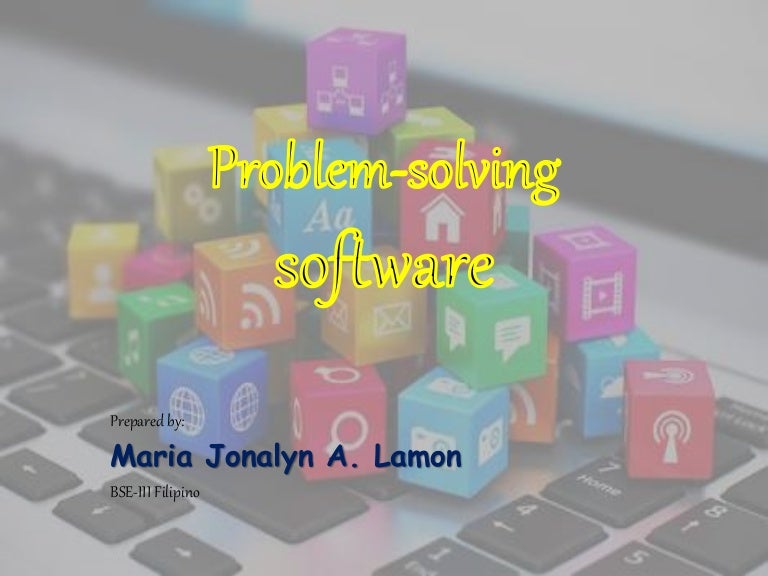 examples of problem solving software