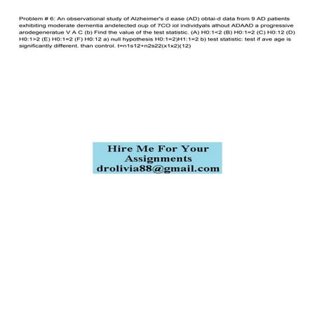 Problem  6 An observational study of Alzheimers d ease A.pdf