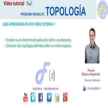 TOPOLOGÍA. PROBLEMA RESUELTO