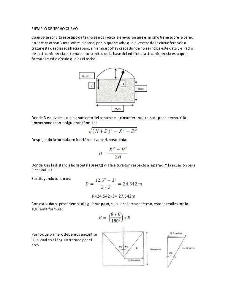 EJEMPLOS DE DISEÑO DE TECHOS