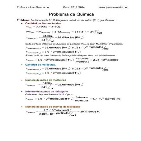 Problema de Química