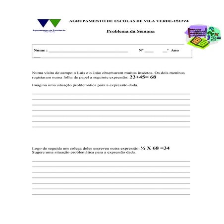 Problema da semana 2