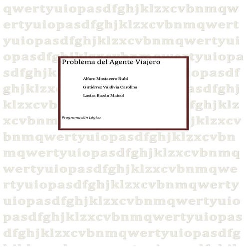 Problema del agente viajero monografia