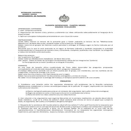 Problema del conocimiento. segunda evaluación