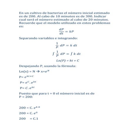 Problema digitado de Ecuaciones Diferenciales