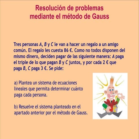 Problema metodo Gauss | ODP