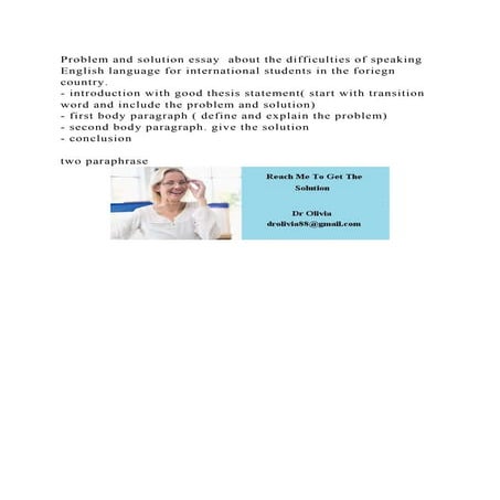 Problem and solution essay  about the difficulties of speaking Engli.docx