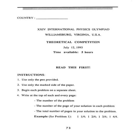 Problem and solution i ph o 24 | PDF