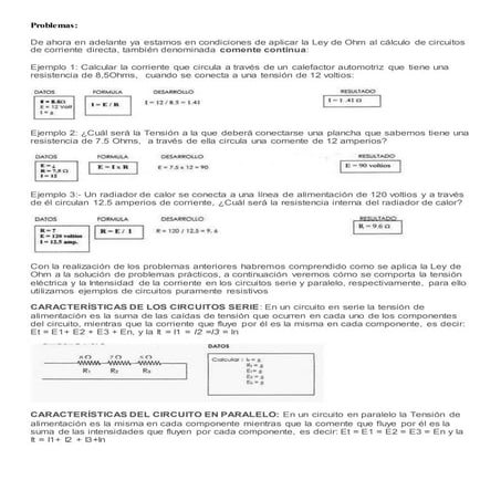 Problemas de Fund. Eléctricos