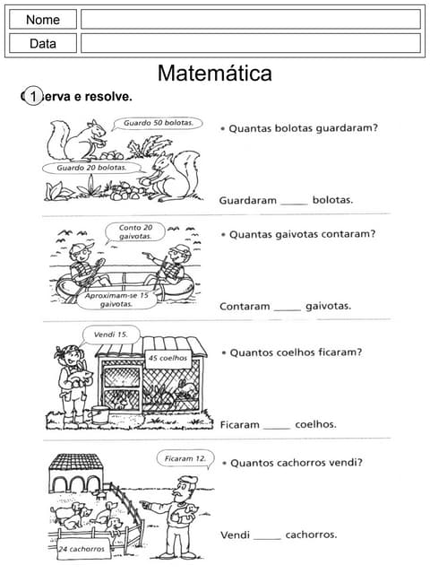 Problemas de 2º ano