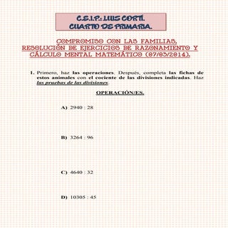 Problemas de cuarto.