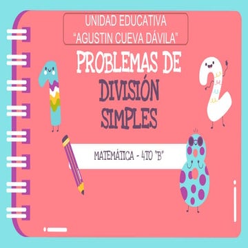 Problemas de divisiones simples