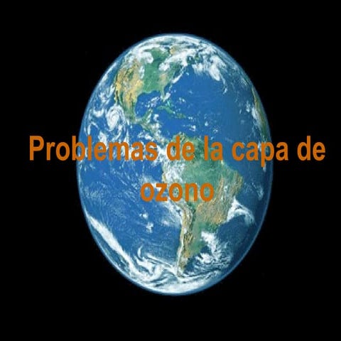 Problemas de la capa de ozono