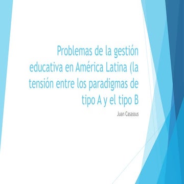 Problemas de la gestión educativa en américa latina