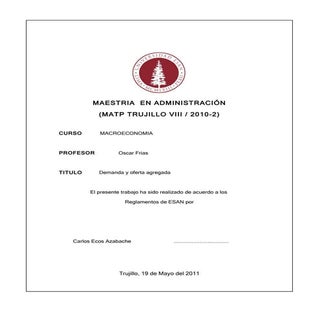 Problemas de macroeconomia