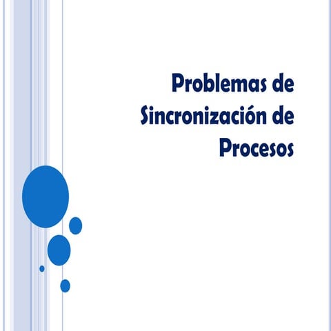Problemas de sincronizacion de procesos