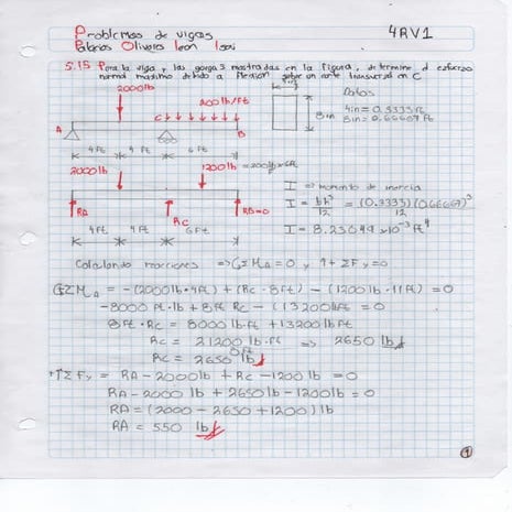 solucionario mecanica de los materiales beer capitulo 5 Analisis y diseño de ...