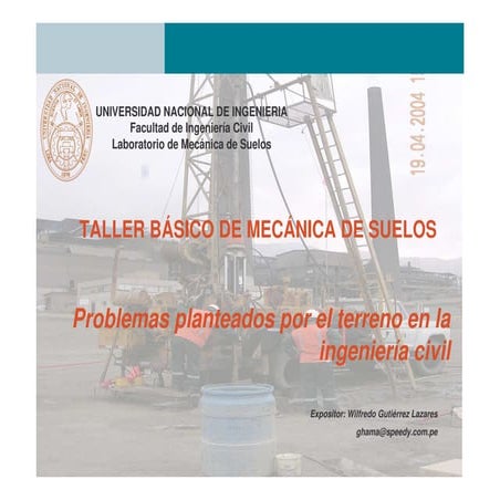 GEOTECNIA PROBLEMAS -UNI