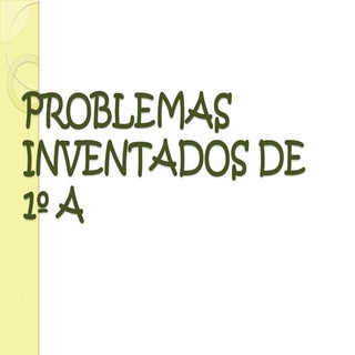 Problemas Inventados
