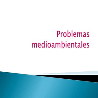Problemas medioambientales