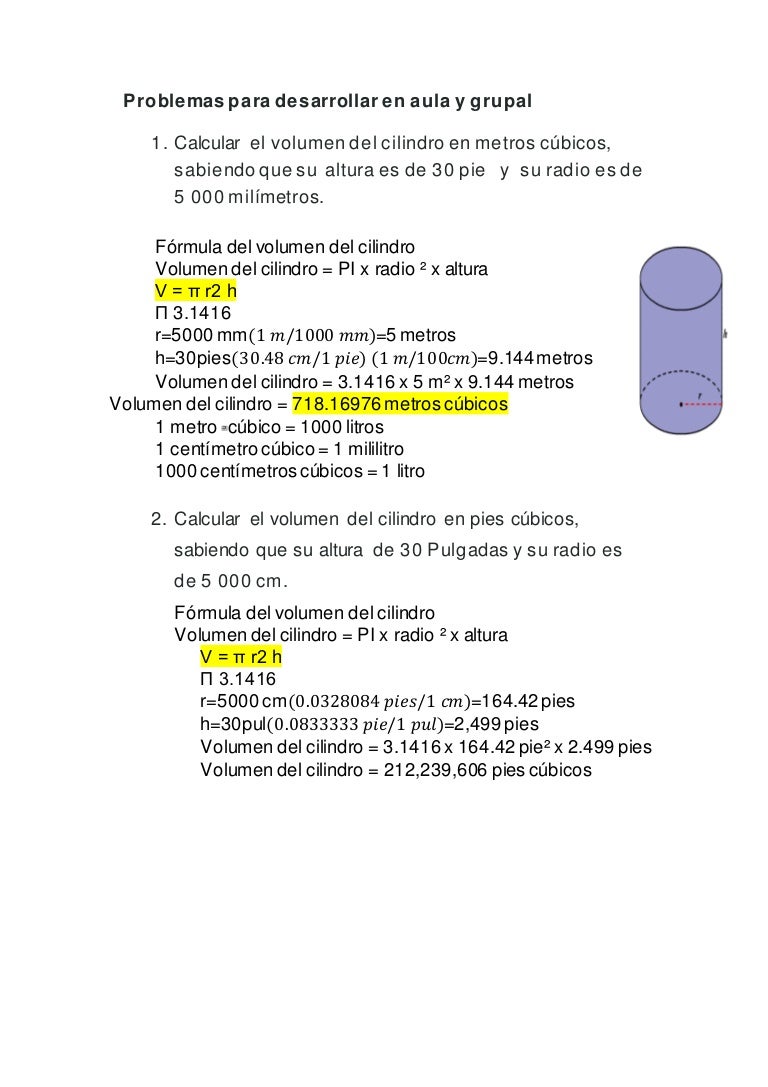 1 Litro Cuantos Cm Cubicos Son Problemas para desarrollar en aula y grupal
