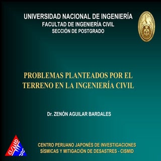 Problemas planteados por el terreno
