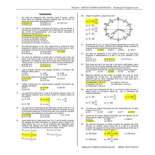 Problemas propuestos