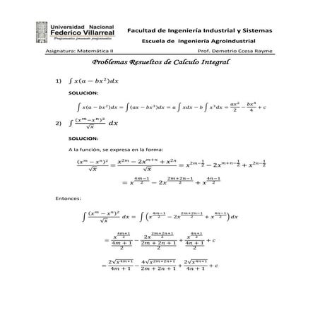 Problemas Resueltos de Calculo Integral  Ccesa007.pdf