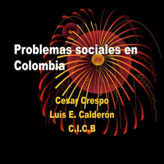 Problemas sociales en colombia