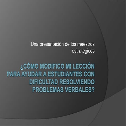 ¿Cómo modifico mi lección para ayudar a estudiantes con dificultad resolviend...