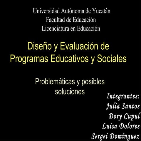 Problematicas Y Soluciones