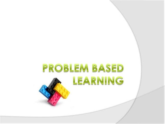 Problem Based Learning Taxonomy | PPT