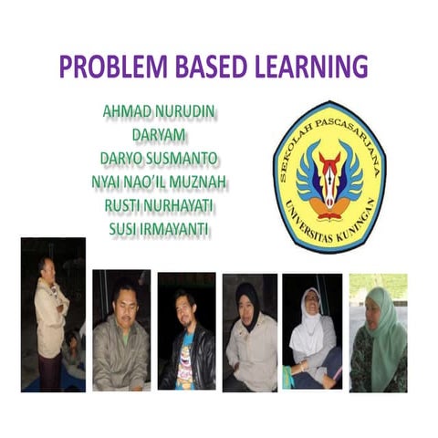 Problem based learning power point | PPTX