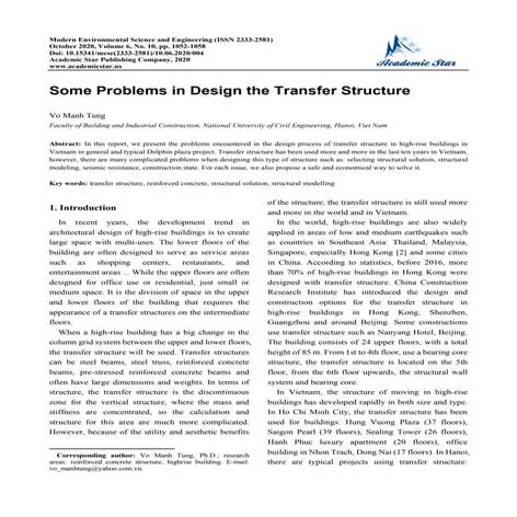 Problem In Design Transfer Beam for high rise building