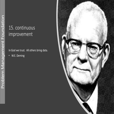 Problem management foundation - Continious improvement