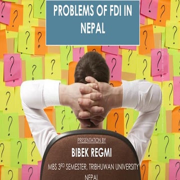 Problem of foreign direct investment in Nepal | PDF