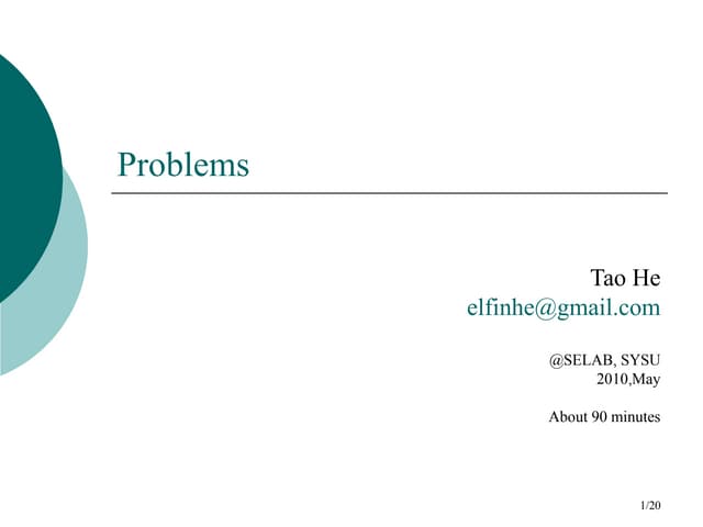 Problems