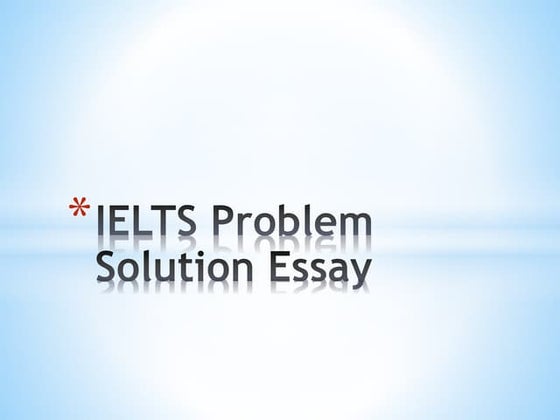 Problemsolution | PPT