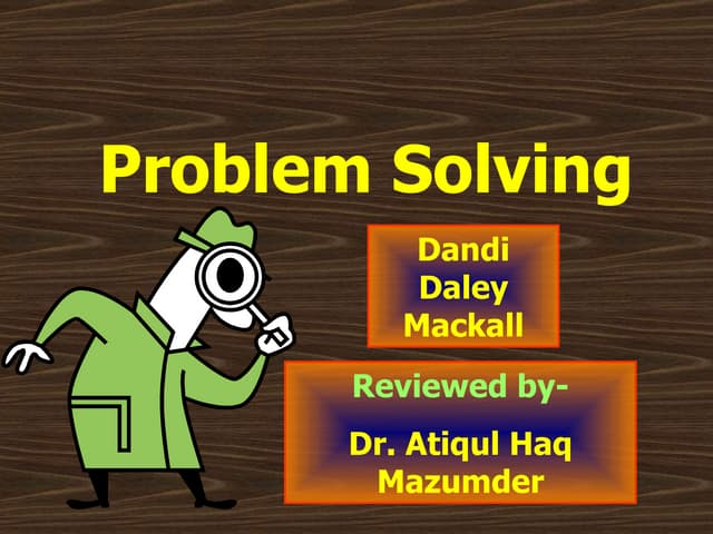 Problem Solving