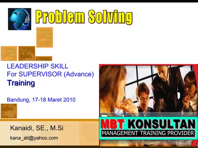 Problem Solving TRAINING