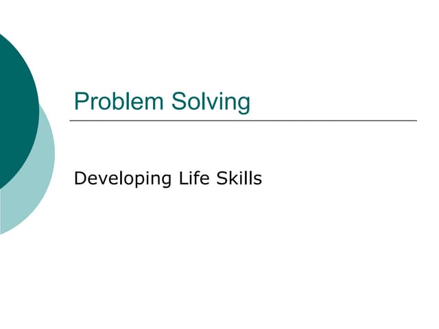 Problem solving