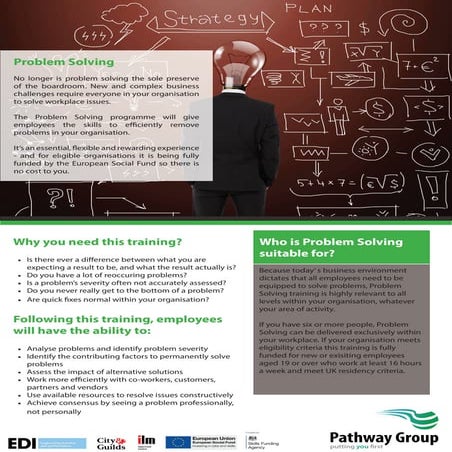 Problem Solving Training | PDF