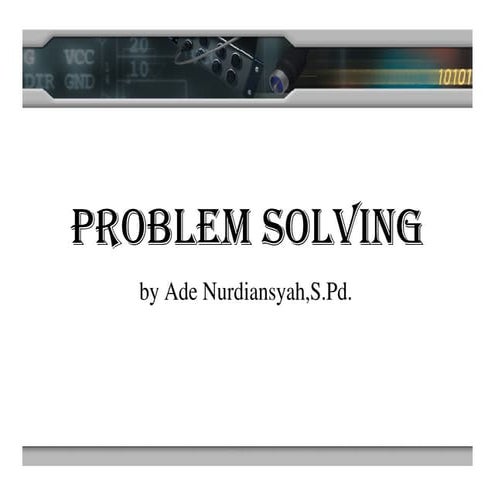 Problem Solving | PDF